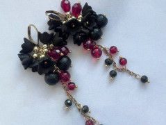 Lístečkové náušnice - S.Steel