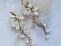 Lístečkové náušnice - S.Steel