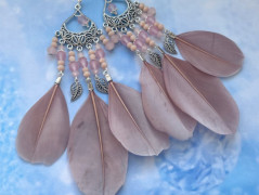 Lístečkové náušnice - S.Steel