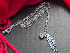 Lístečkové náušnice - S.Steel