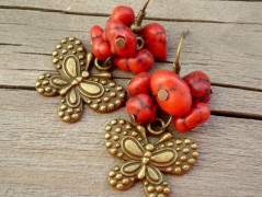 Lístečkové náušnice - S.Steel