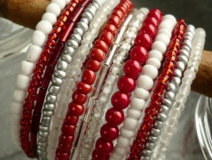 Lístečkové náušnice - S.Steel