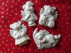 Vánoční pytlíček s andílkem