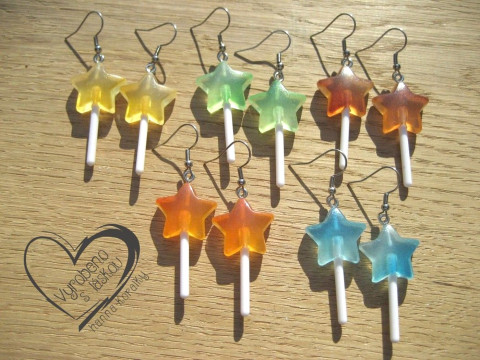 NÁUŠNICE - LÍZÁTKA veselé hravé sranda náušnice pas 