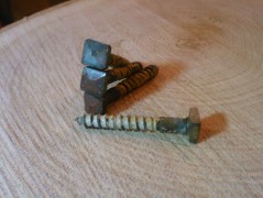 Kovaný vrut 10x40 surový