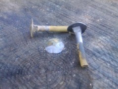 Kovaný vrut 10x40 surový