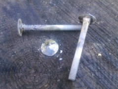 Kovaný vrut 10x40 surový