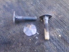 Kovaný vrut 10x40 surový