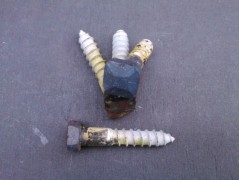 Kovaný vrut 10x40 surový