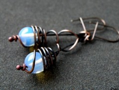 Náhrdelník - černý a modrý