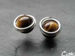 Náhrdelník - černý a modrý