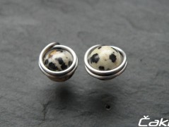 Náhrdelník - černý a modrý