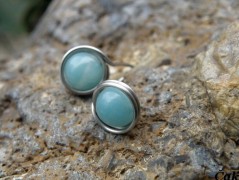 Náhrdelník - černý a modrý