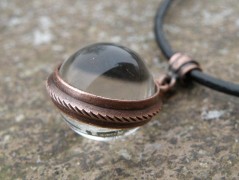 Náhrdelník - černý a modrý