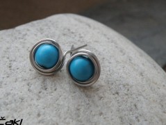 Náhrdelník - černý a modrý