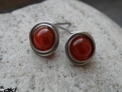 Náhrdelník - černý a modrý