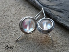 Náhrdelník - černý a modrý