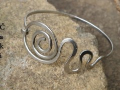 Náhrdelník - černý a modrý