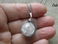 Náhrdelník - černý a modrý