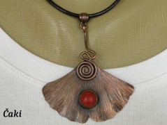 Náhrdelník - černý a modrý