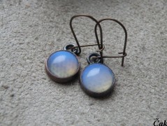 Náhrdelník - černý a modrý