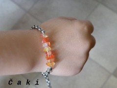 Náhrdelník - černý a modrý