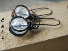 Náhrdelník - černý a modrý