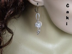 Náhrdelník - černý a modrý