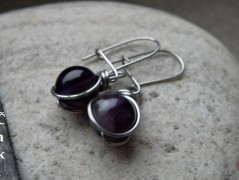 Náhrdelník - černý a modrý