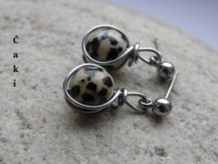 Náhrdelník - černý a modrý