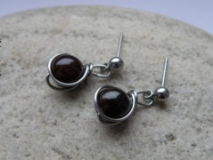 Náhrdelník - černý a modrý