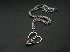 Náhrdelník - černý a modrý