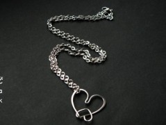 Náhrdelník - černý a modrý