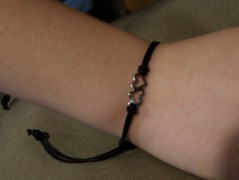 Náhrdelník - černý a modrý