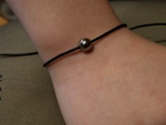 Náhrdelník - černý a modrý