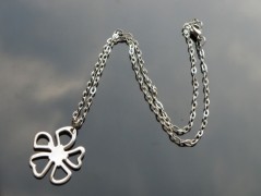 Náhrdelník - černý a modrý