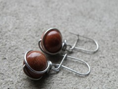 Náhrdelník - černý a modrý