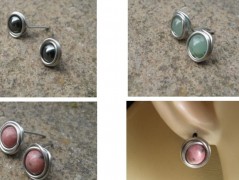 Náhrdelník - černý a modrý