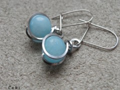 Náhrdelník - černý a modrý