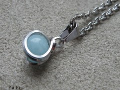 Náhrdelník - černý a modrý