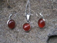 Náhrdelník - černý a modrý