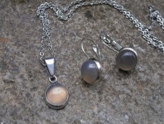 Náhrdelník - černý a modrý