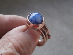 Náhrdelník - černý a modrý