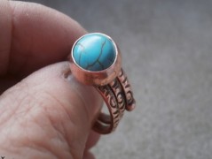 Náhrdelník - černý a modrý