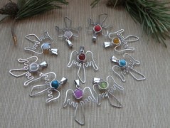 Náhrdelník - černý a modrý