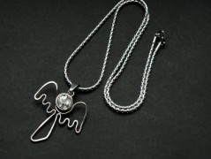 Náhrdelník - černý a modrý