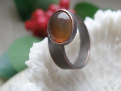 Náhrdelník - černý a modrý