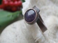 Náhrdelník - černý a modrý