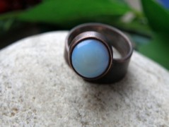 Náhrdelník - černý a modrý