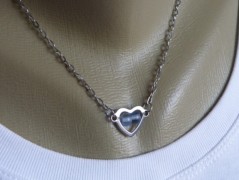 Náhrdelník - černý a modrý